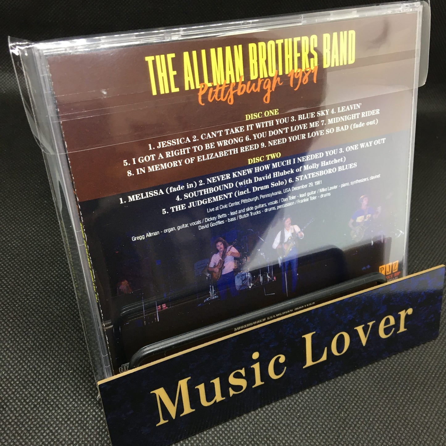 ALLMAN BROTHERS BAND / PITTSBURGH 1981 (2CDR)