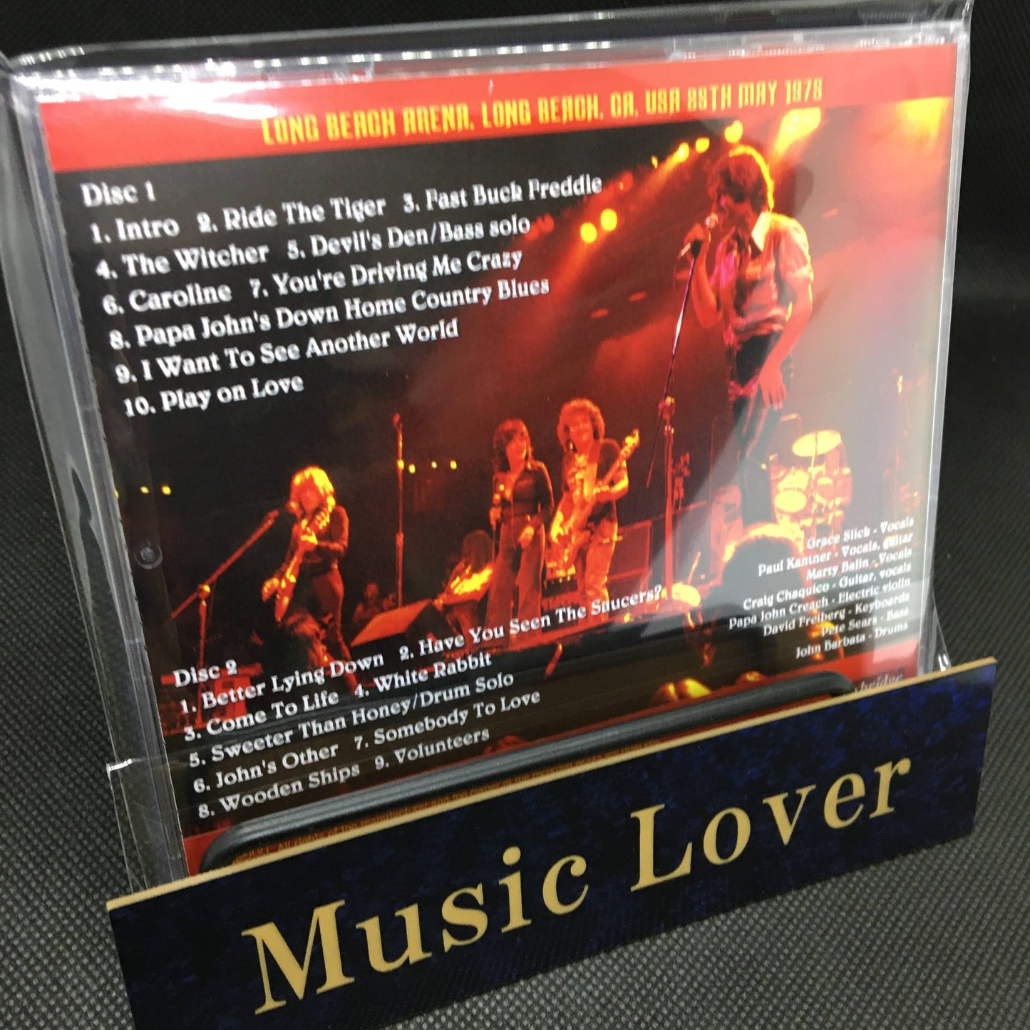 JEFFERSON STARSHIP / LONG BEACH ARENA 1975 MIKE MILLARD MASTER TAPES (2CDR)