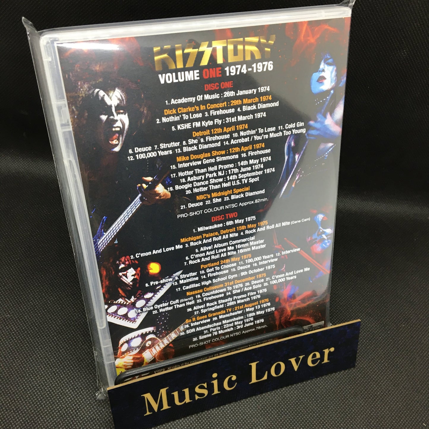 KISS / KISSTORY VOLUME ONE 1974-1976 (2DVDR)