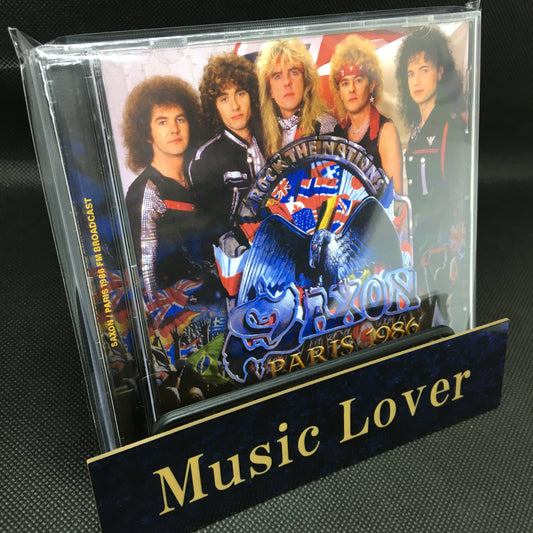 SAXON / PARIS 1986 FM BROADCAST STEREO SOUNDBOARD (2CDR)