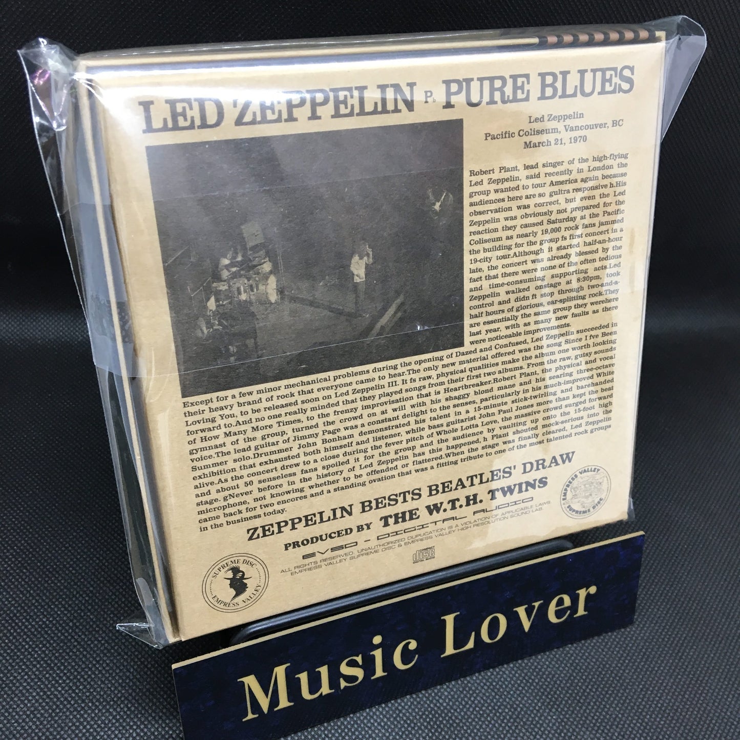 LED ZEPPELIN / Pb DEMIX (2CD + Photo Book) Pure Blues Vancouver in 1970