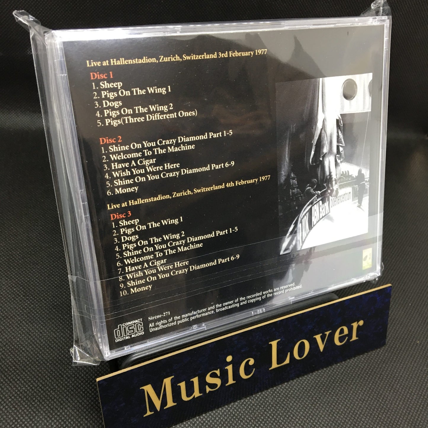 PINK FLOYD / ZURICH 1977 (3CD)