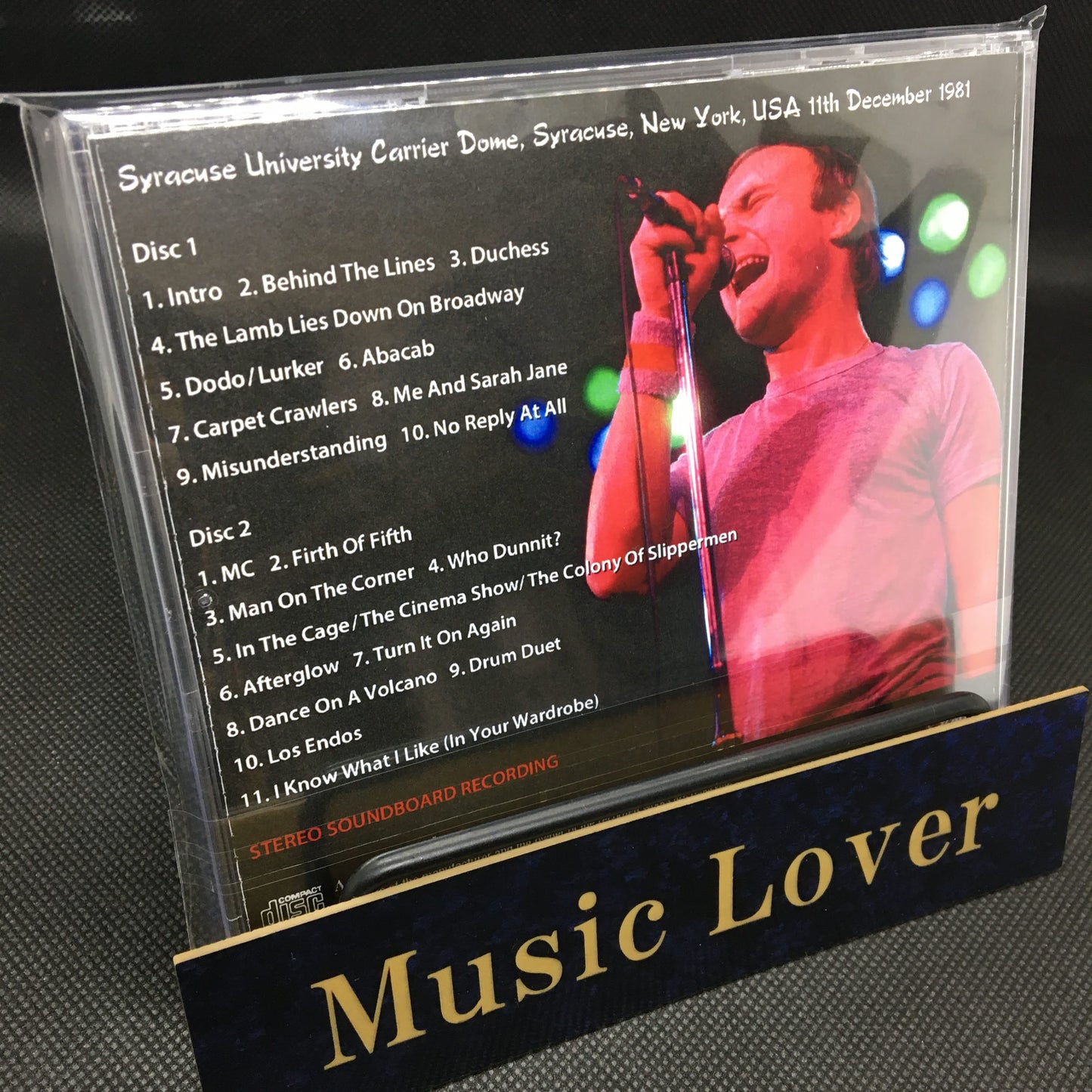 GENESIS / SYRACUSE 1981 SOUNDBOARD (2CDR)