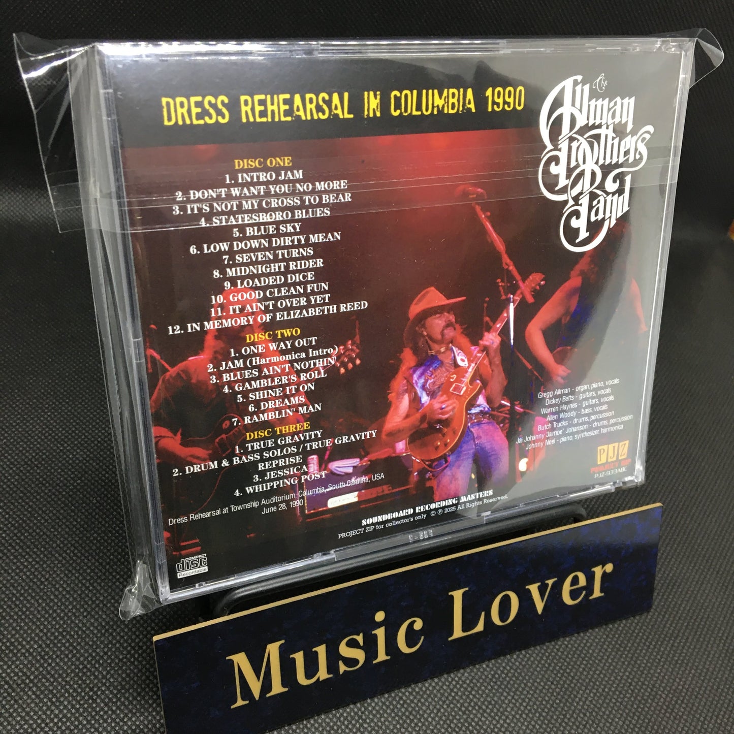 THE ALLMAN BROTHERS BAND / DRESS REHEARSAL IN COLUMBIA 1990 (3CDR)