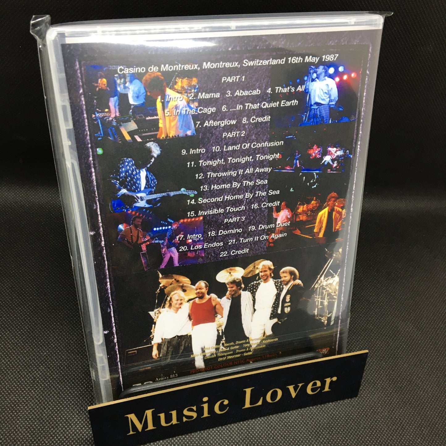 GENESIS / MONTREUX 1987 COMPLETE PRO-SHOT HD UPSCALE PRO SHOT (1DVDR)