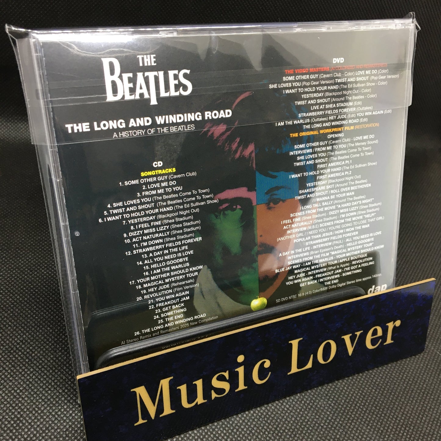 THE BEATLES / THE LONG AND WINDING ROAD A HISTORY OF THE BEATLES (1CD+1DVD)