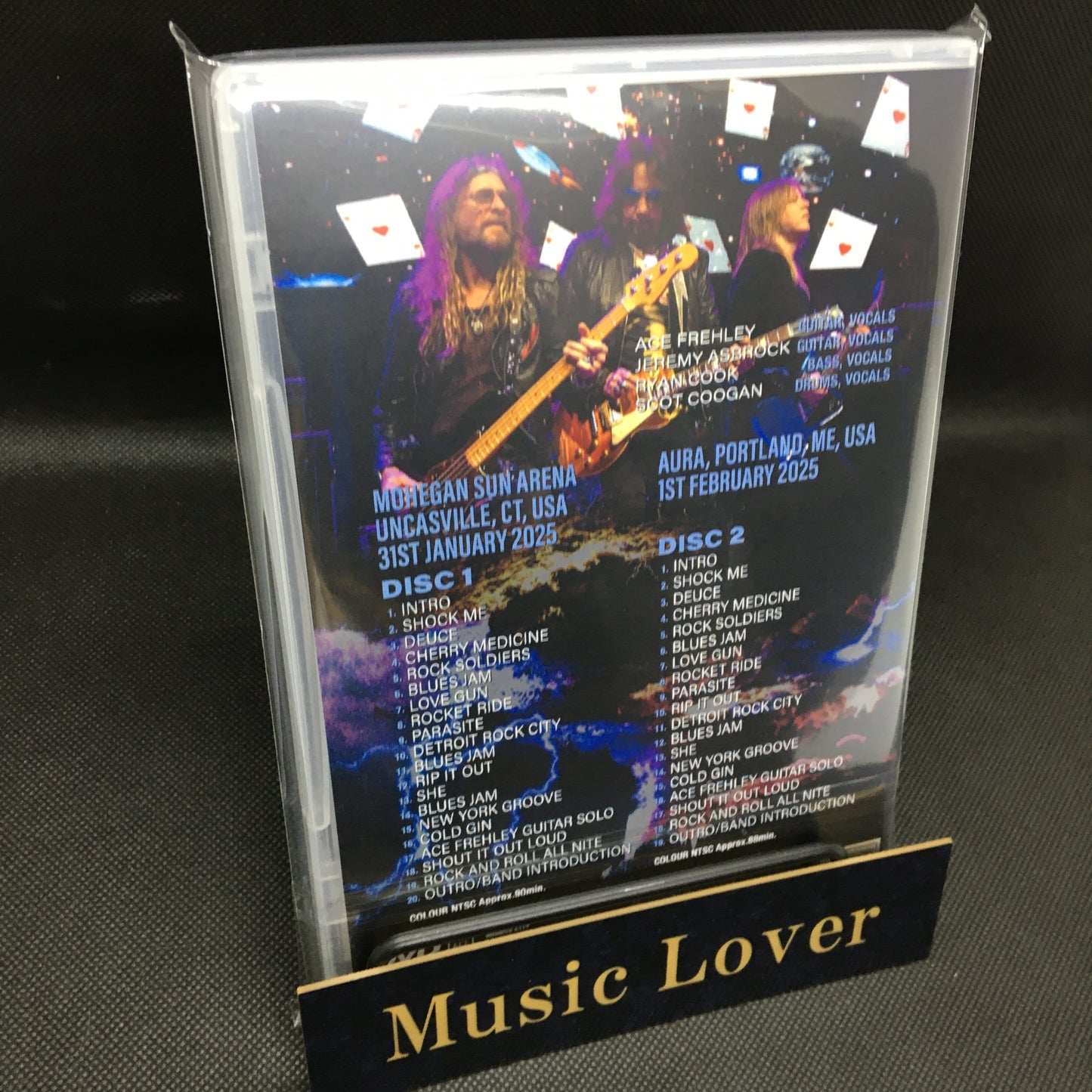 ACE FREHLEY / U.S. TOUR 2025 UNCASVILLE & PORTLAND (2DVDR)