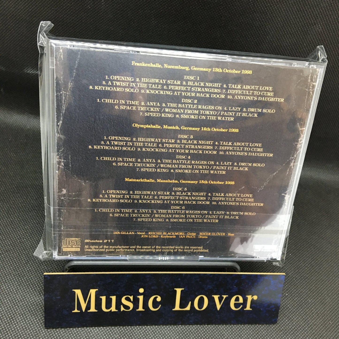 DEEP PURPLE / BATTLE OVER GERMANY 1993 VOLUME 4 (6CDR)