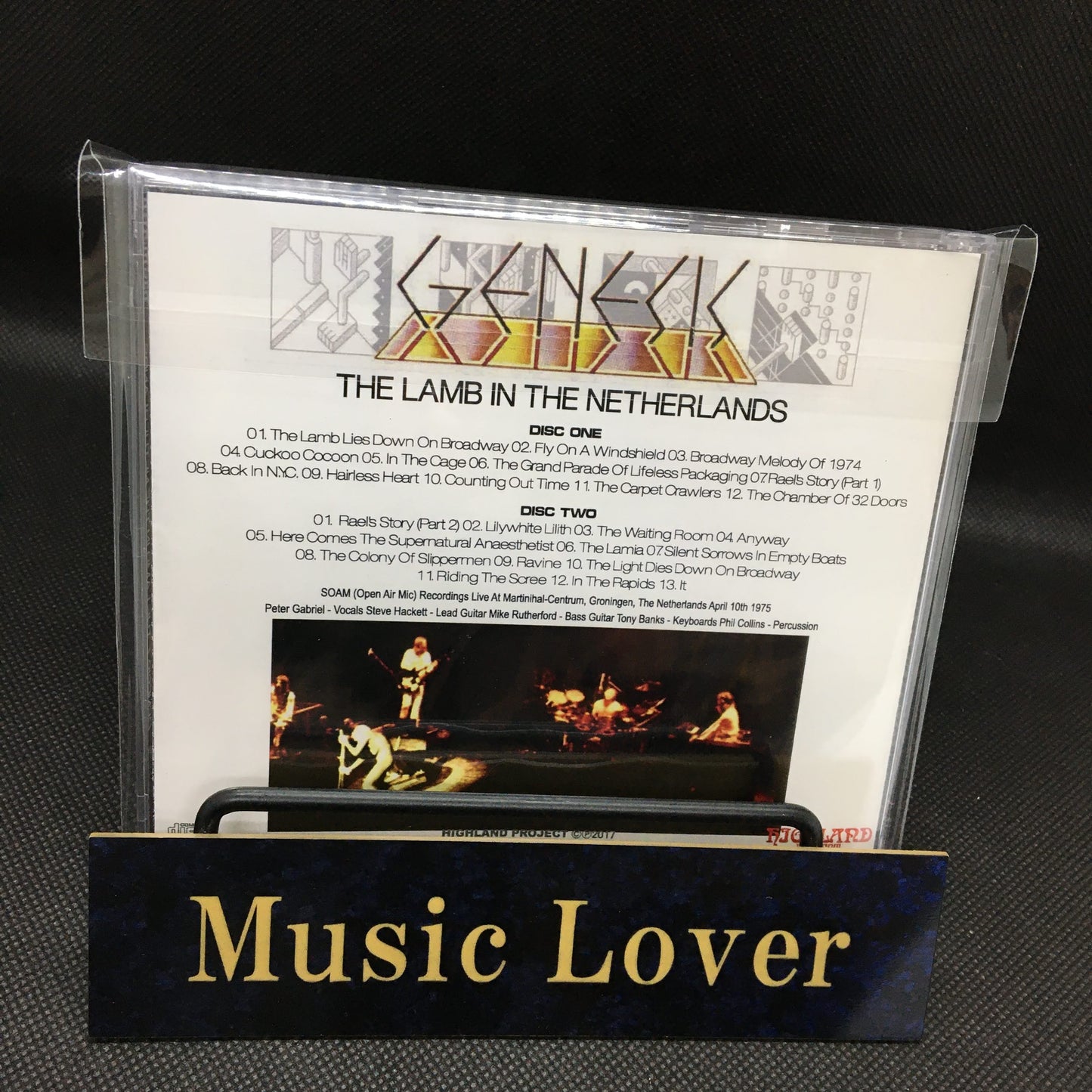 GENESIS / THE LAMB IN THE NETHERLANDS Soundboard (2CDR)