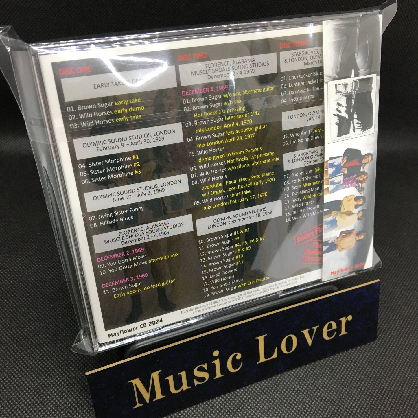 THE ROLLING STONES / STICKY FINGERS SESSIONS (3CD)