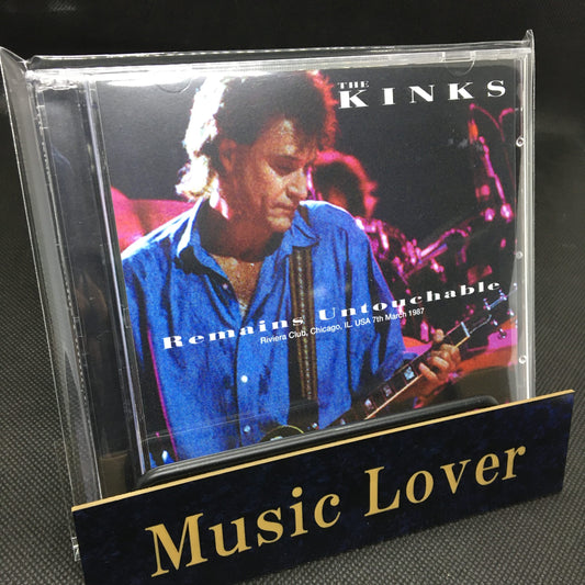 KINKS / REMAINS UNTOUCHABLE CHICAGO 1987 STEREO SOUNDBOARD (2CDR)