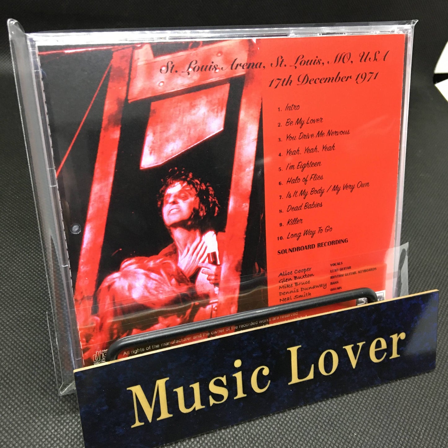 ALICE COOPER / ST. LOUIS 1971 SOUNDBOARD (1CDR)