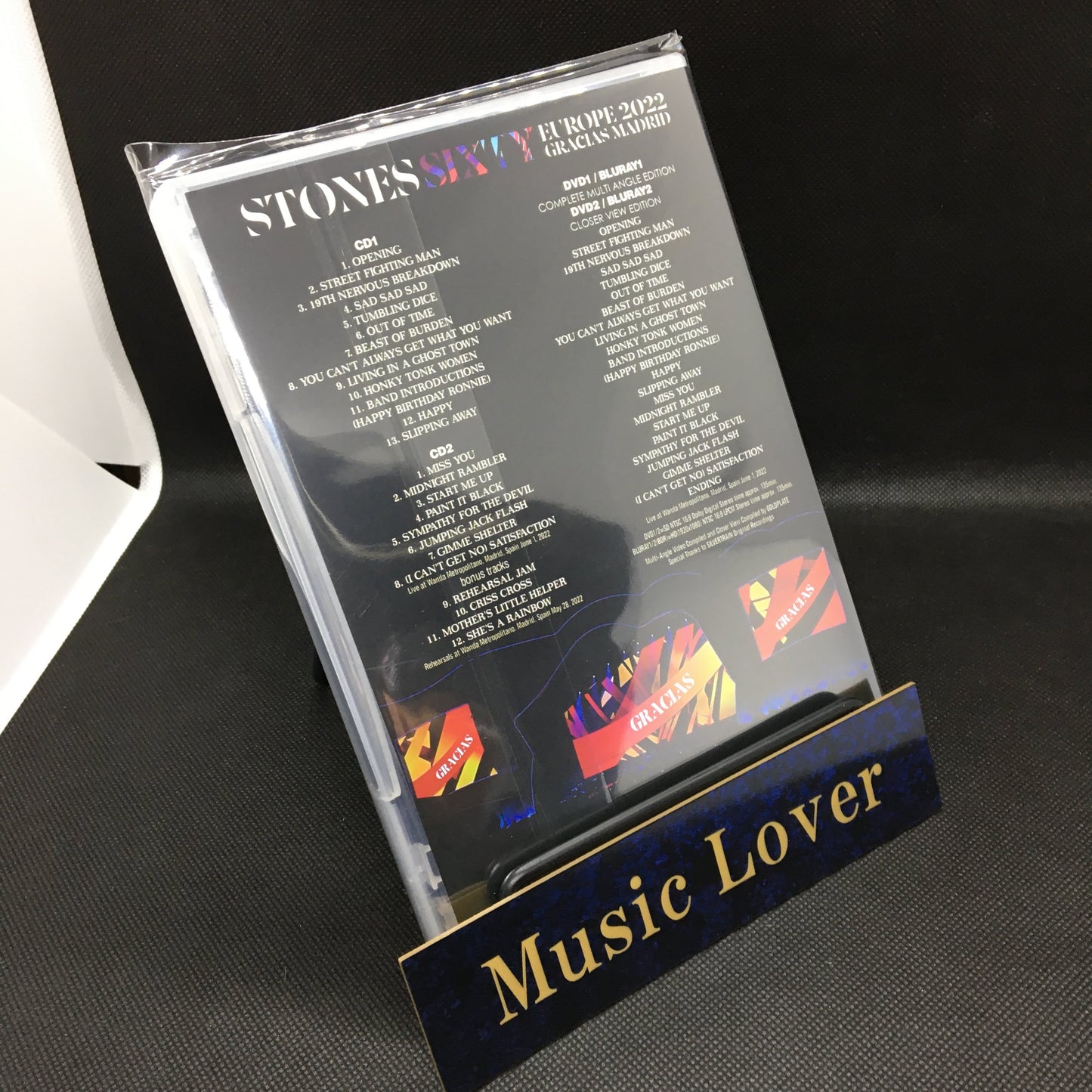 THE ROLLING STONES / GRACIAS MADRID ”SIXTY EUROPE TOUR 2022” THE FIRST SHOW (2CD+2DVD/2BDR)