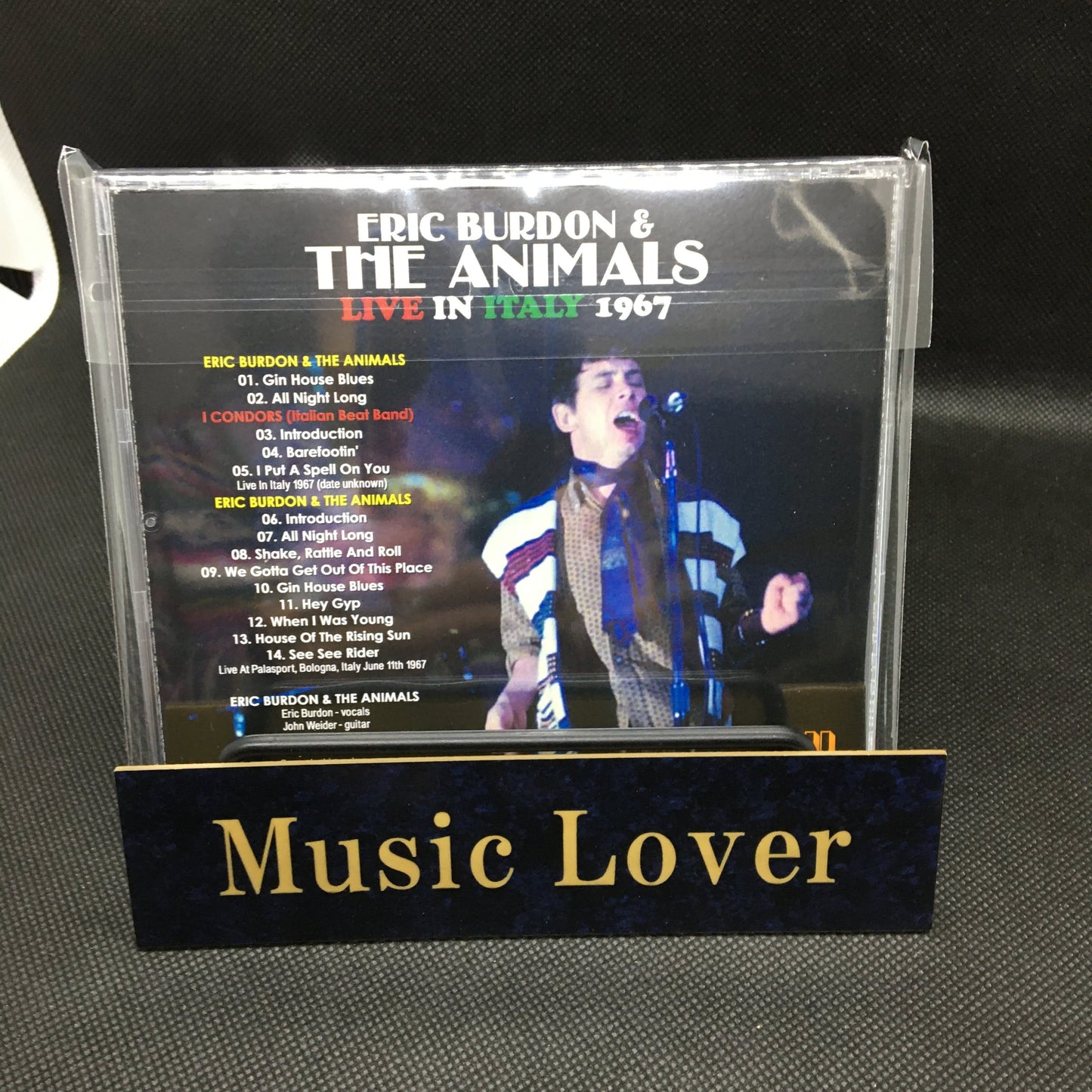 ERIC BURDON & THE ANIMALS / LIVE IN ITALY 1967 Soundboard (1CDR)