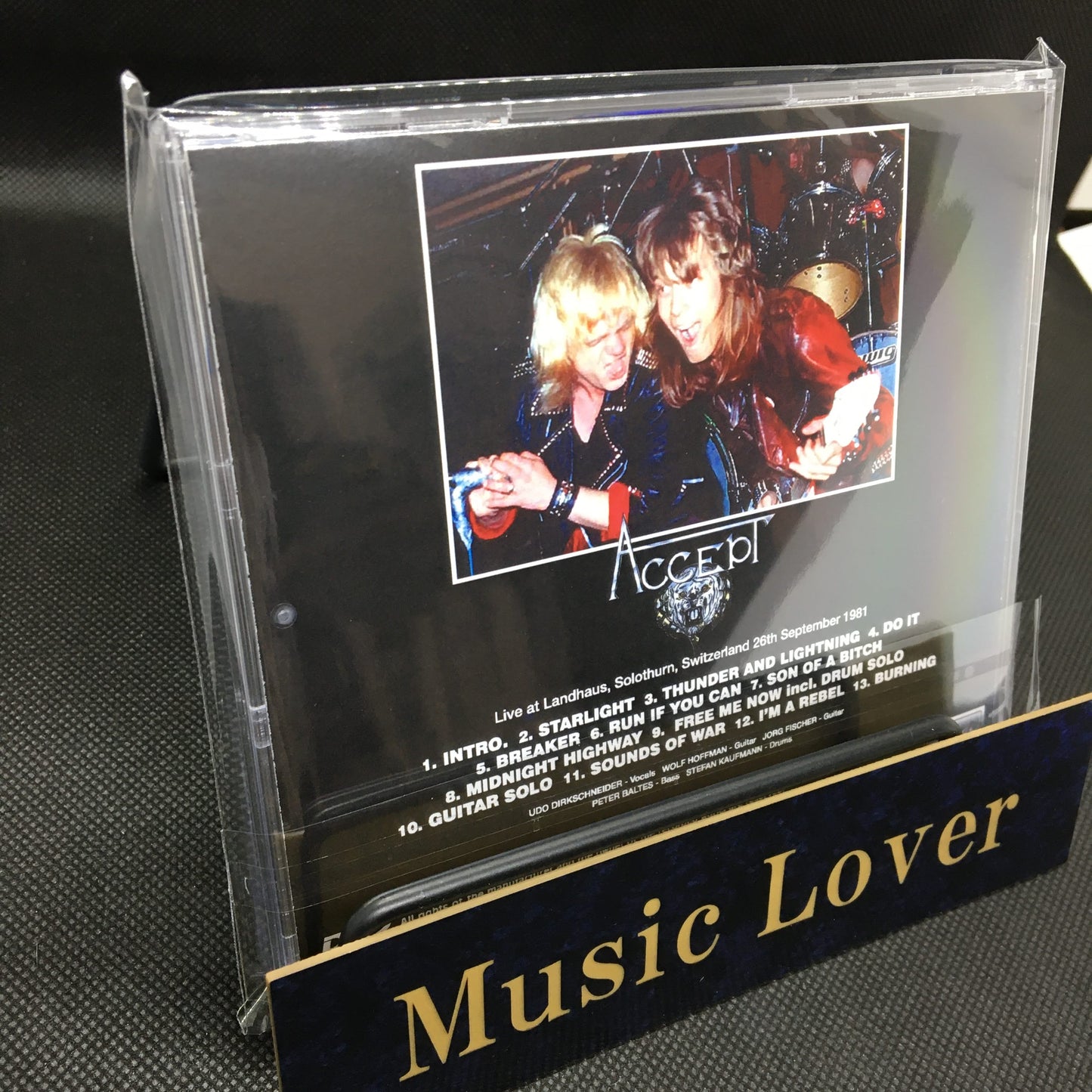 ACCEPT / ROCKFESTIVAL SOLOTHURN 1981 PRO SHOT (1DVDR)