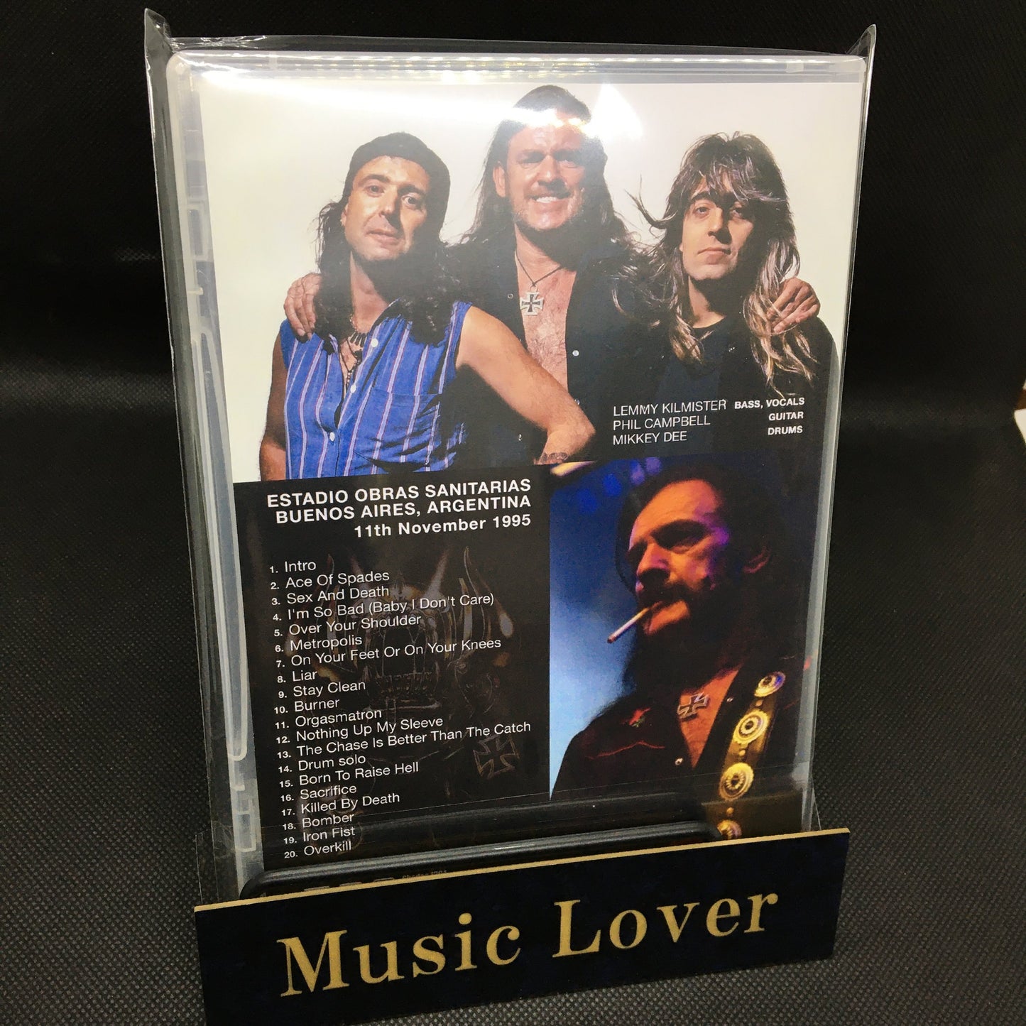 MOTORHEAD / BUENOS AIRES 1995 PRO SHOT (1DVDR)