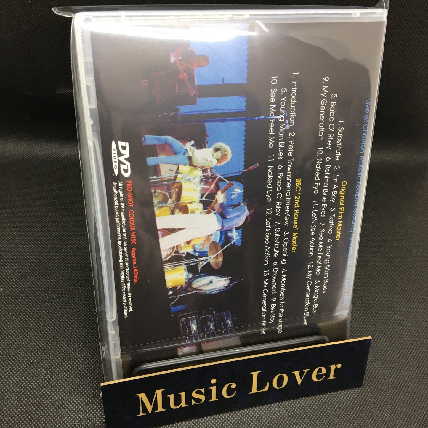 THE WHO / CHARLTON 1974 (1DVDR)