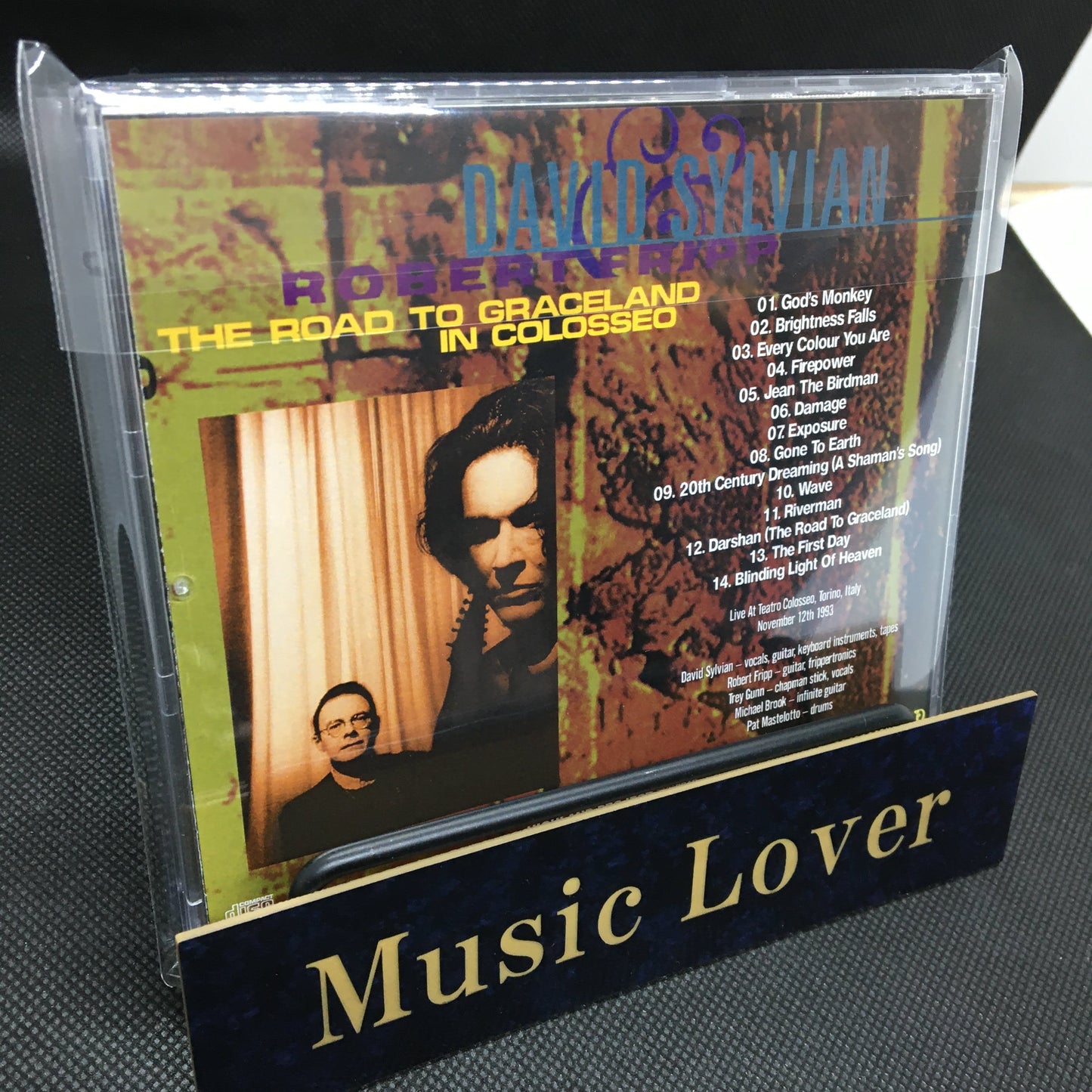 DAVID SYLVIAN & ROBERT FRIPP / THE ROAD TO GRACELAND IN COLOSSEO SOUNDBOARD (1CDR)