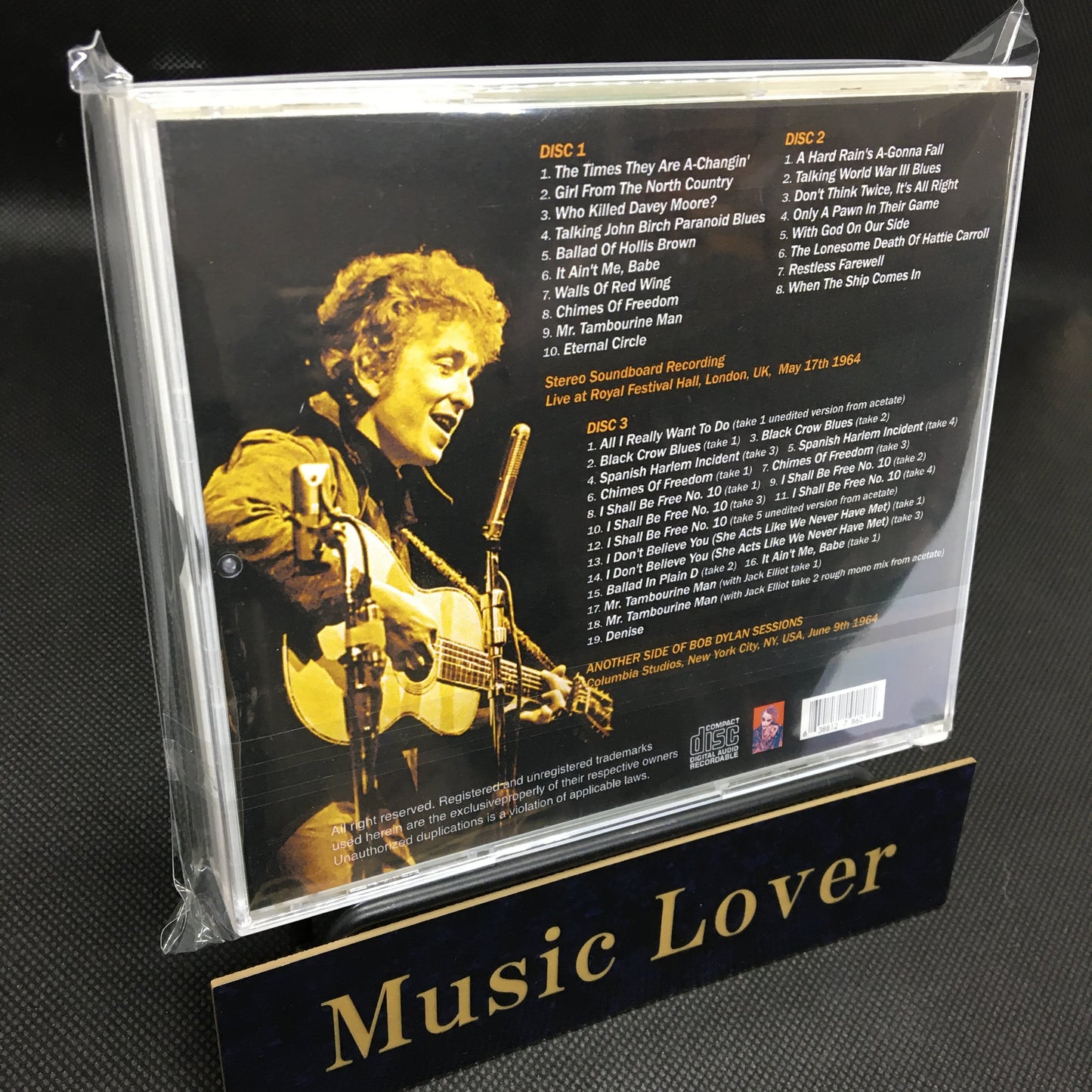 BOB DYLAN / 1964 Soundboard (3CDR)