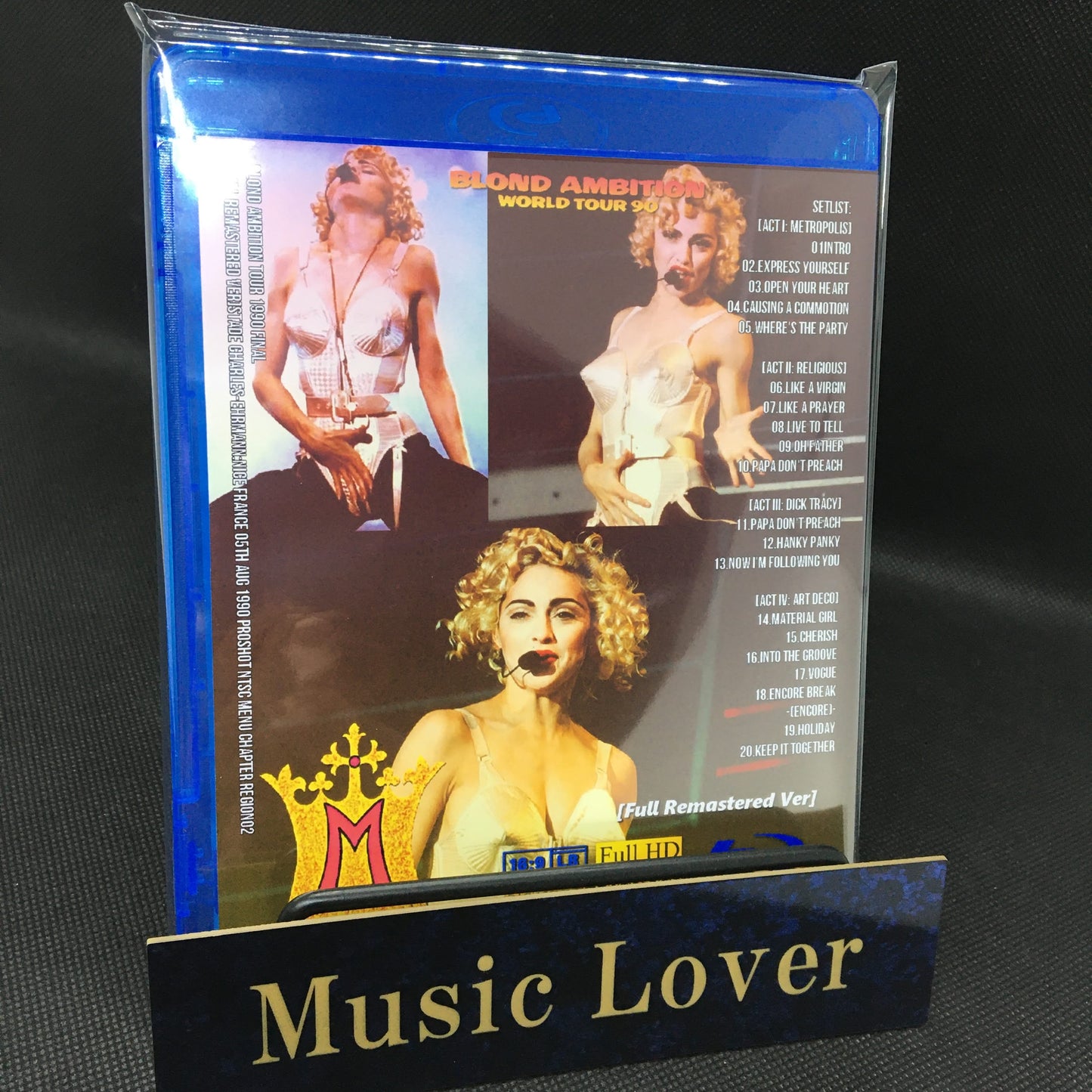 Madonna / Blond Ambition Tour 1990 Final PRO SHOT (1BDR)