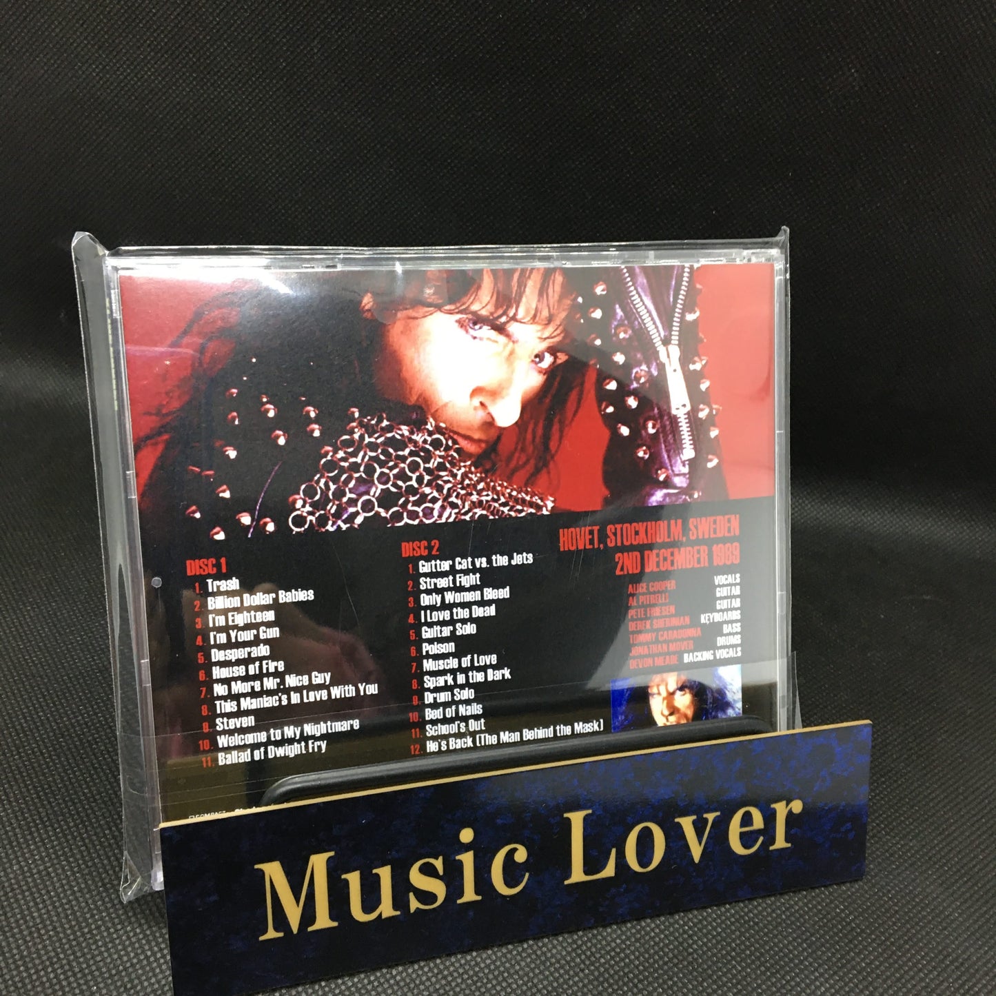 ALICE COOPER / STOCKHOLM 1989 (2CDR)