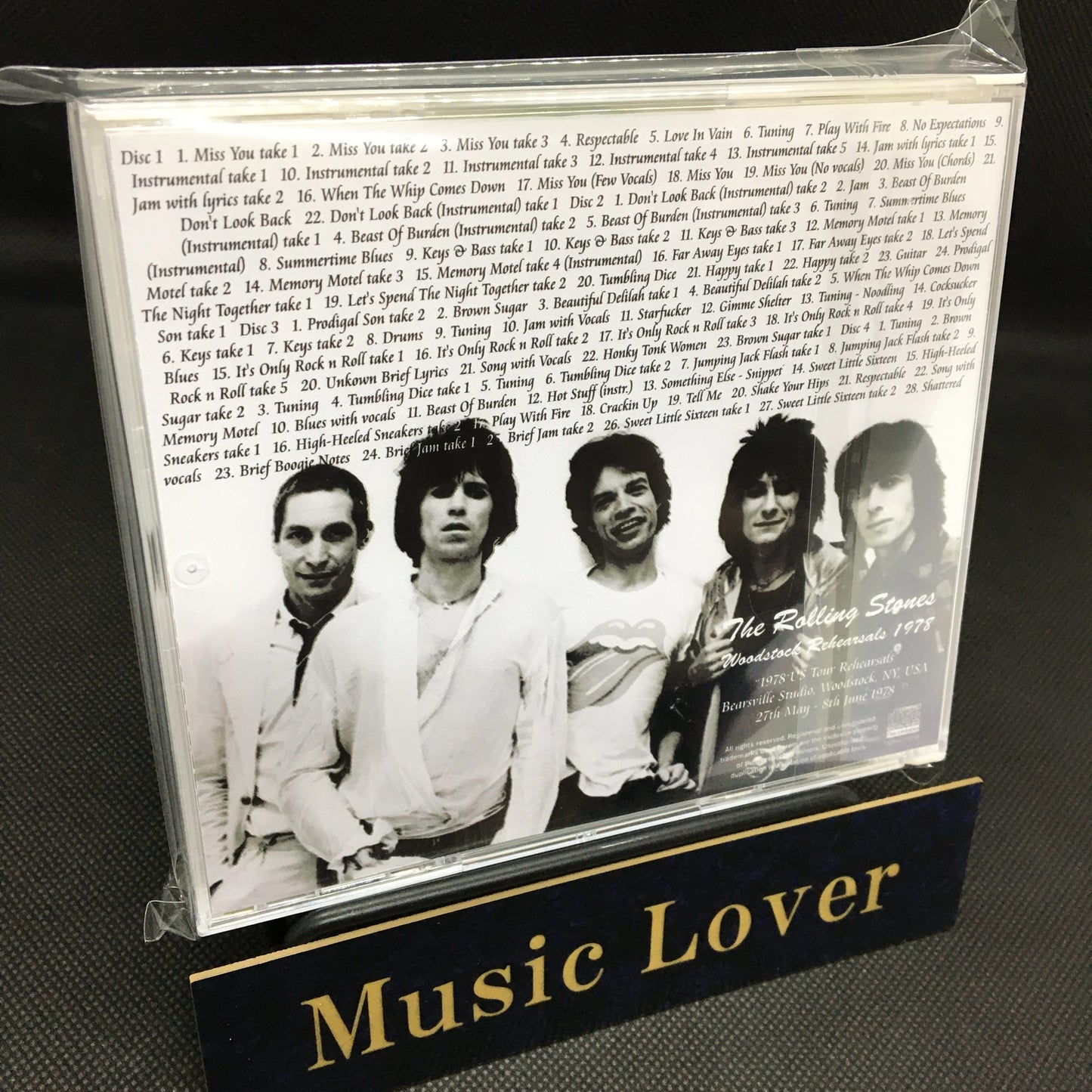 THE ROLLING STONES / Woodstock Rehearsals 1978 (4CDR)