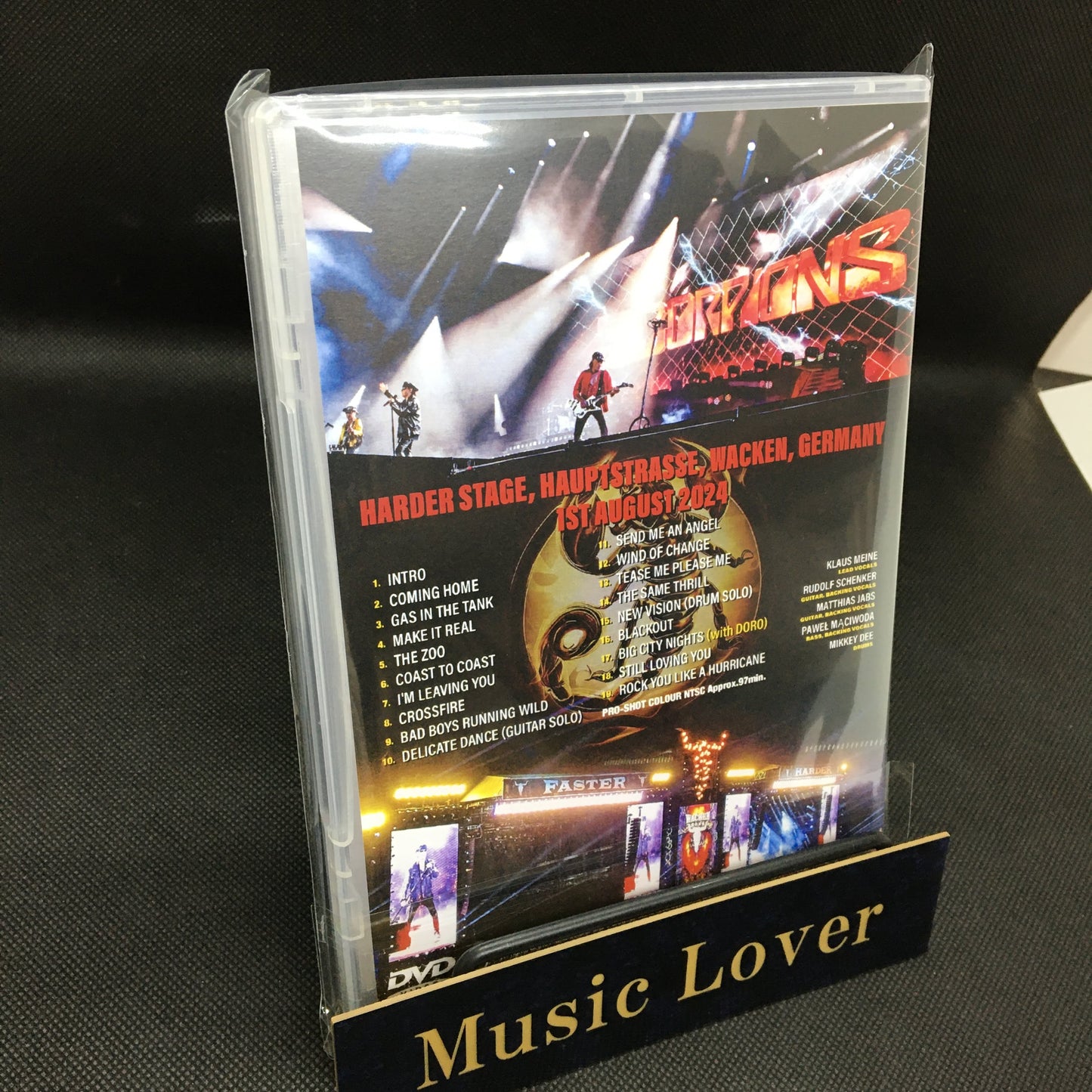 SCORPIONS / WACKEN 2024 PRO SHOT (1DVDR)