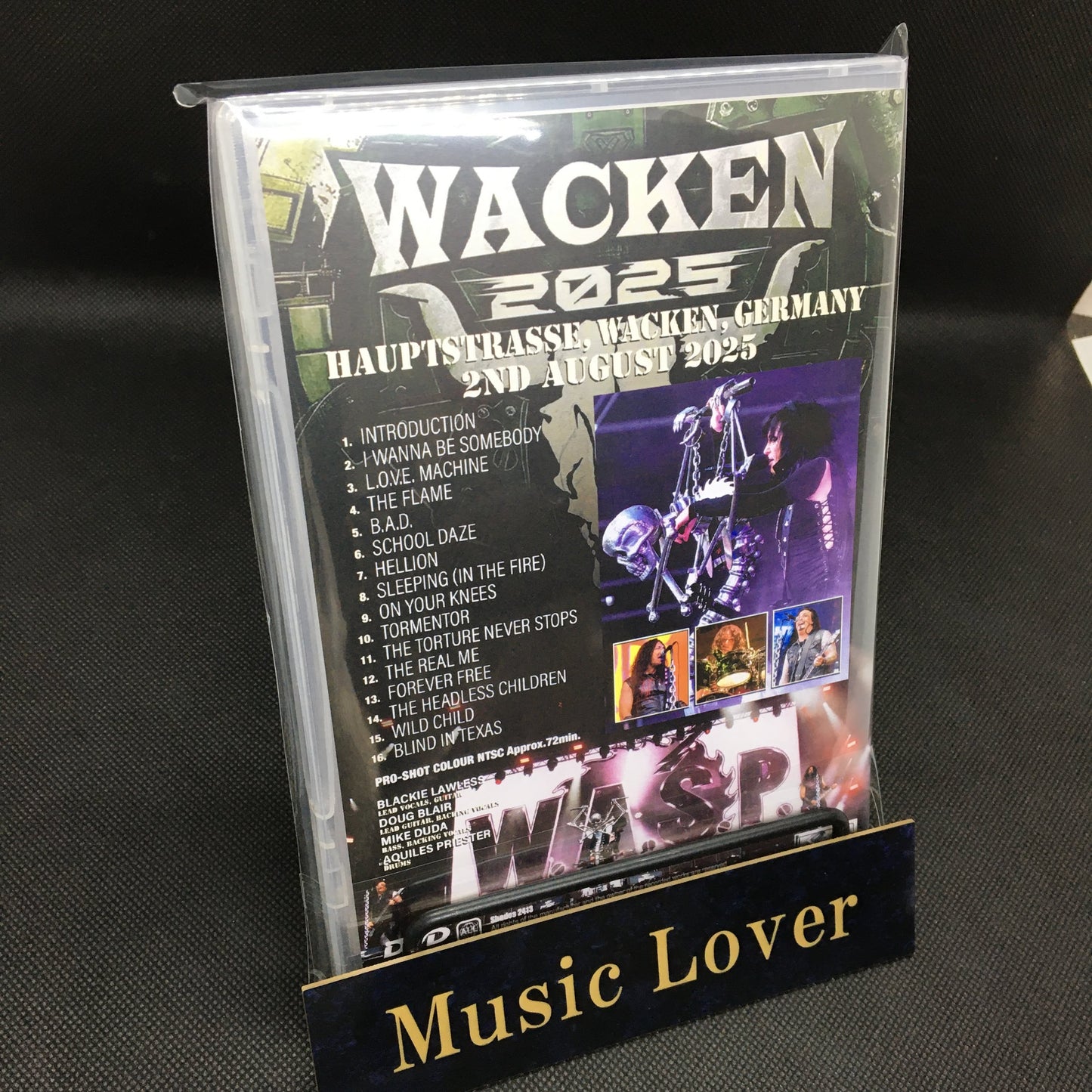 W.A.S.P. / WACKEN 2025 PRO SHOT (1DVDR)