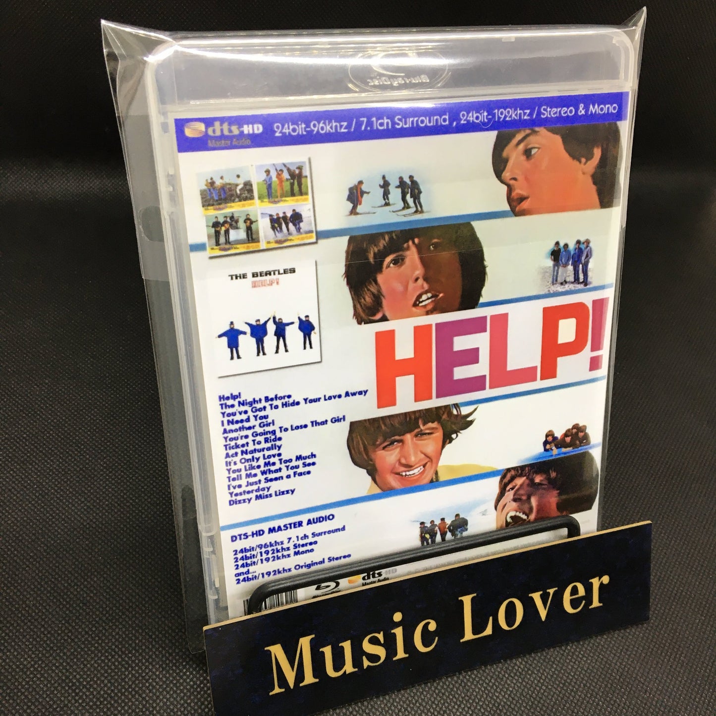 The Beatles / HELP! 24bit-96khz / 7.1ch Surround, 24bit-192khz / Stereo & Mono (1BDR) DTS-HD Master Audio