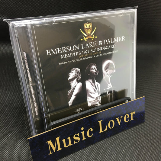 EMERSON, LAKE & PALMER / MEMPHIS 1977 SOUNDBOARD DEFINITIVE MASTER (2CD)