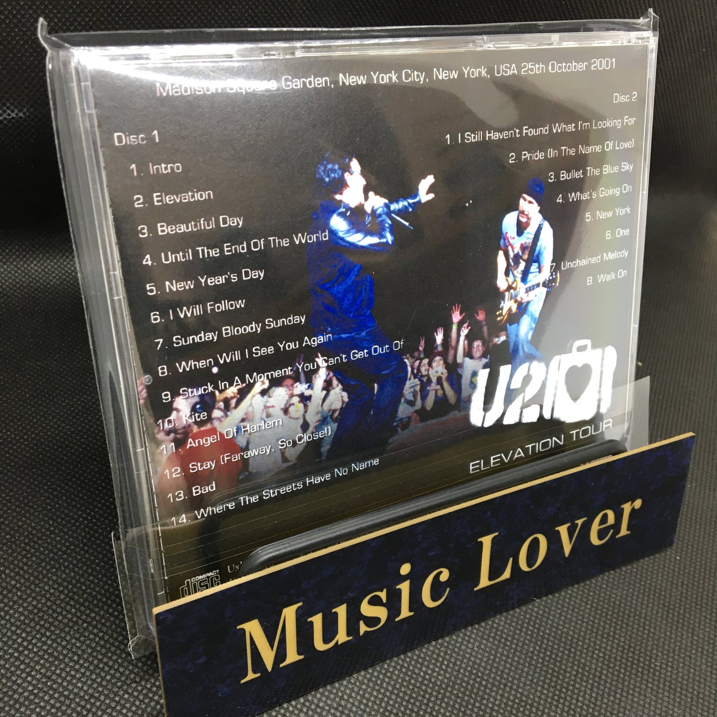 U2 / MADISON SQUARE GARDEN 2001 OCTOBER 2ND NIGHT (2CDR)