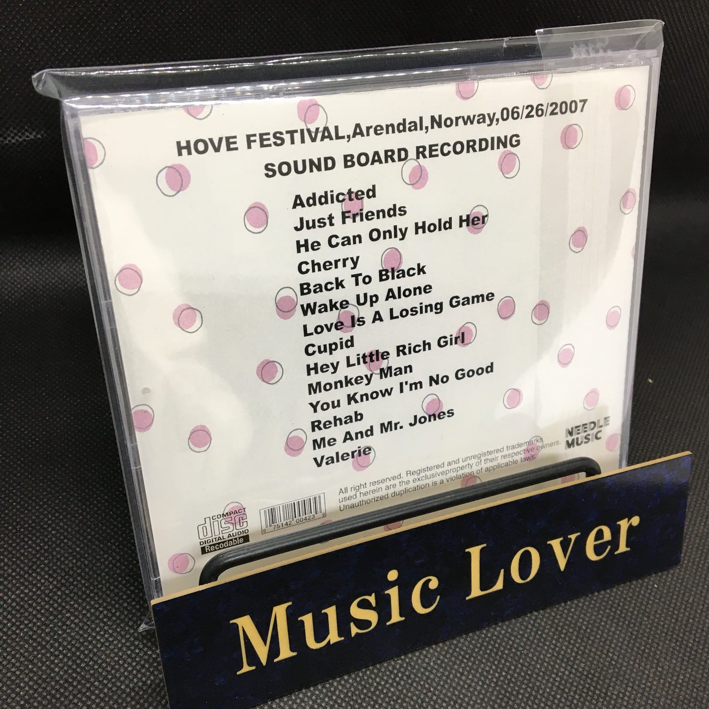 AMY WINEHOUSE / BACK TO 2007 SOUNDBOARD (1CD)