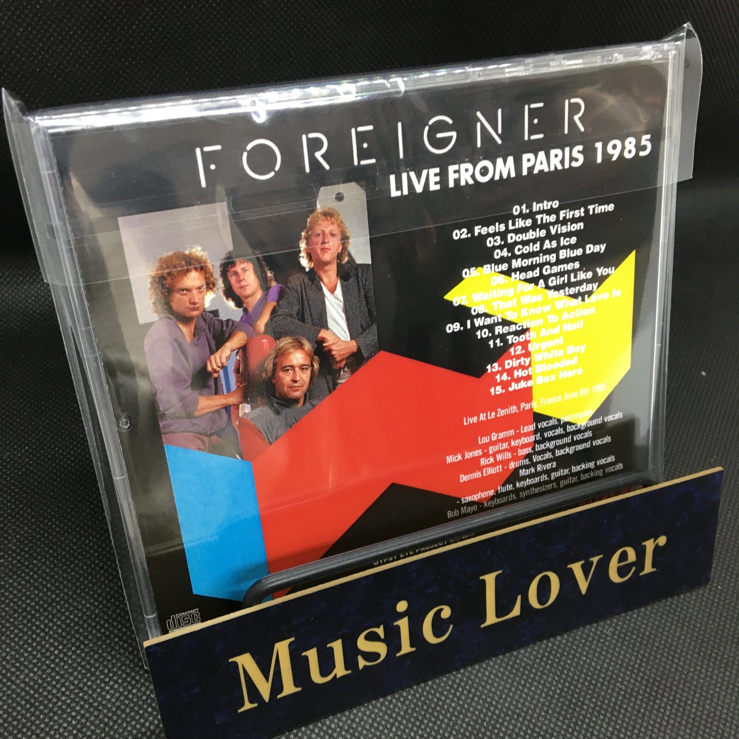 FOREIGNER / LIVE FROM PARIS 1985 Soundobard (2CDR)
