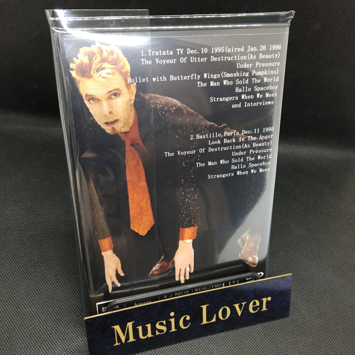 DAVID BOWIE / OUTSIDE …INSIDE FRANCE (1DVDR)