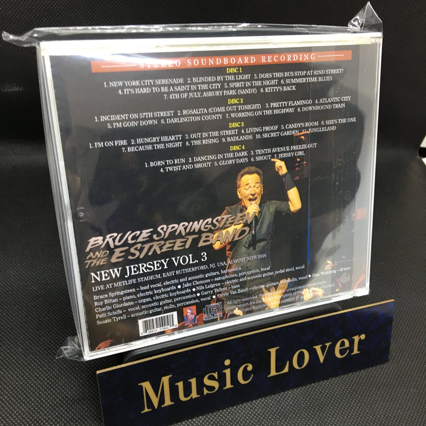 BRUCE SPRINGSTEEN & THE E STREET BAND / NEW JERSEY VOL.3 STEREO SOUNDBOARD (4CDR)
