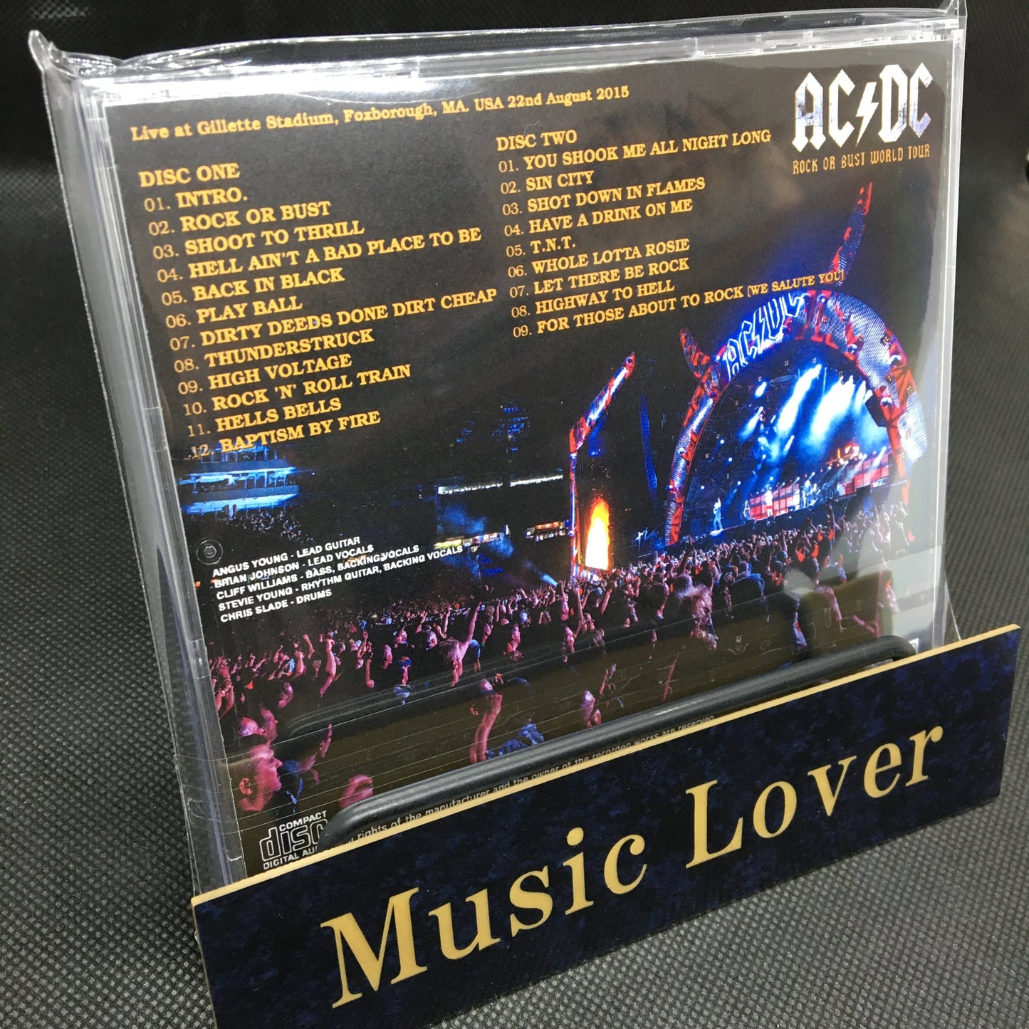 AC/DC / GILLETTE STADIUM 2015 (2CDR)