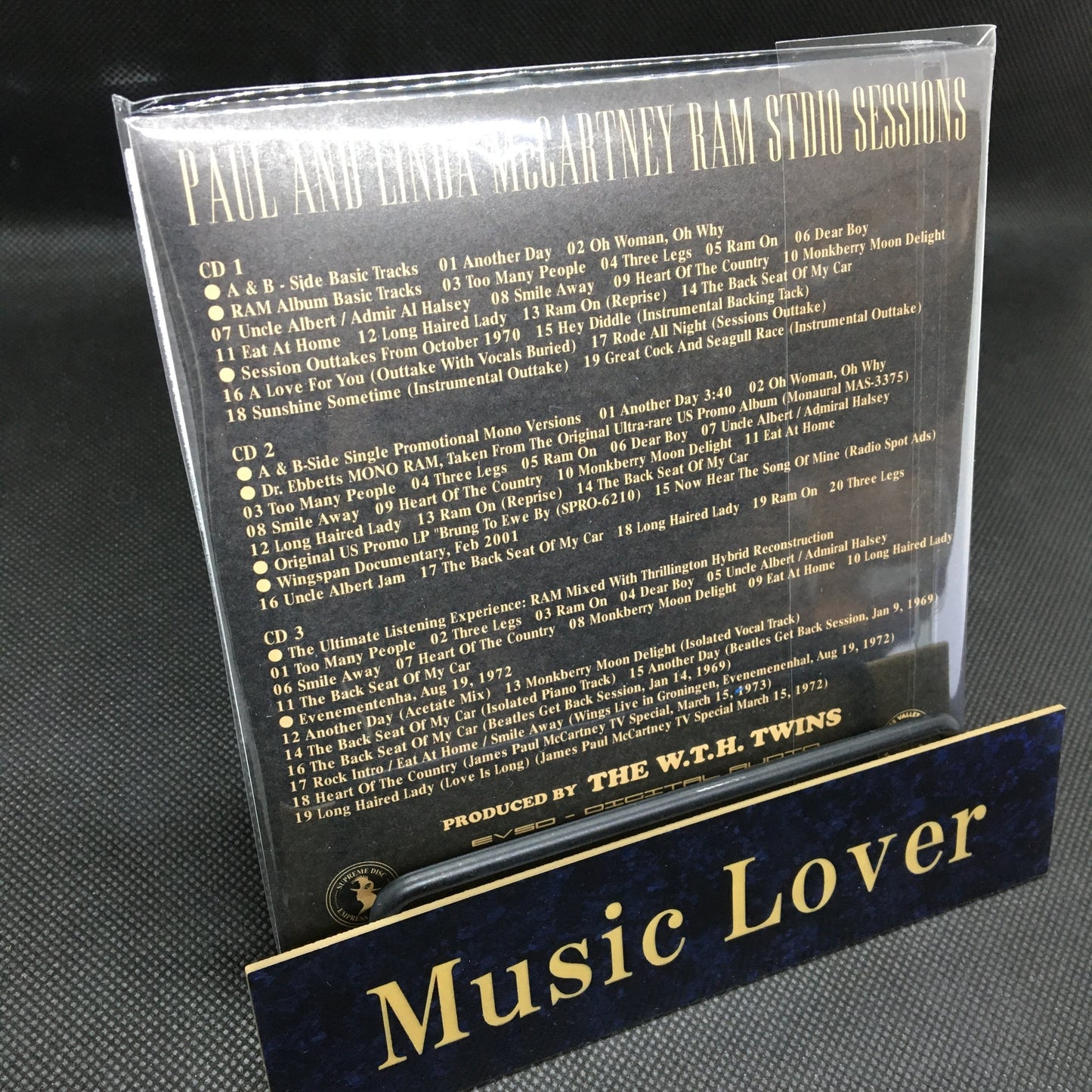 PAUL AND LINDA McCARTNEY / RAM studio sessions captain acid remaster (3CD)