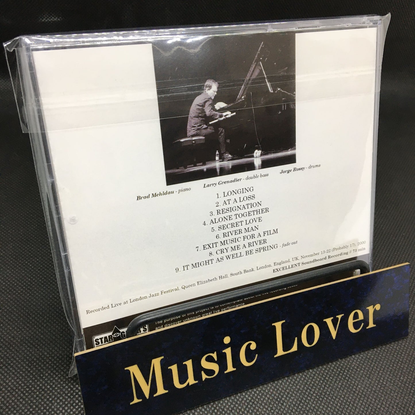 BRAD MEHLDAU TRIO / LONDON JAZZ FESTIVAL 2000 (1CDR)