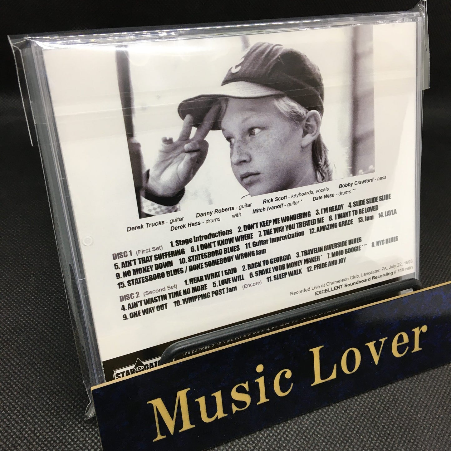 DEREK TRUCKS BAND / LIVE AT CHAMELEON CLUB 1993 (2CDR)