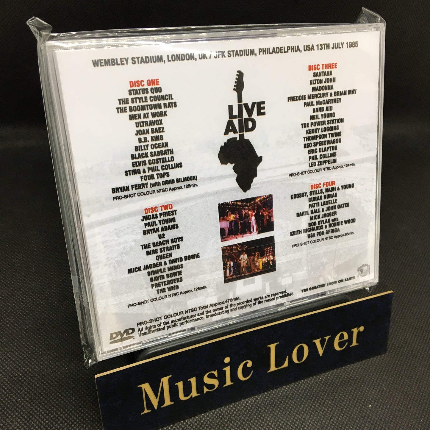 V.A. / LIVE AID JAPANESE BROADCAST PRO SHOT (4DVDR)