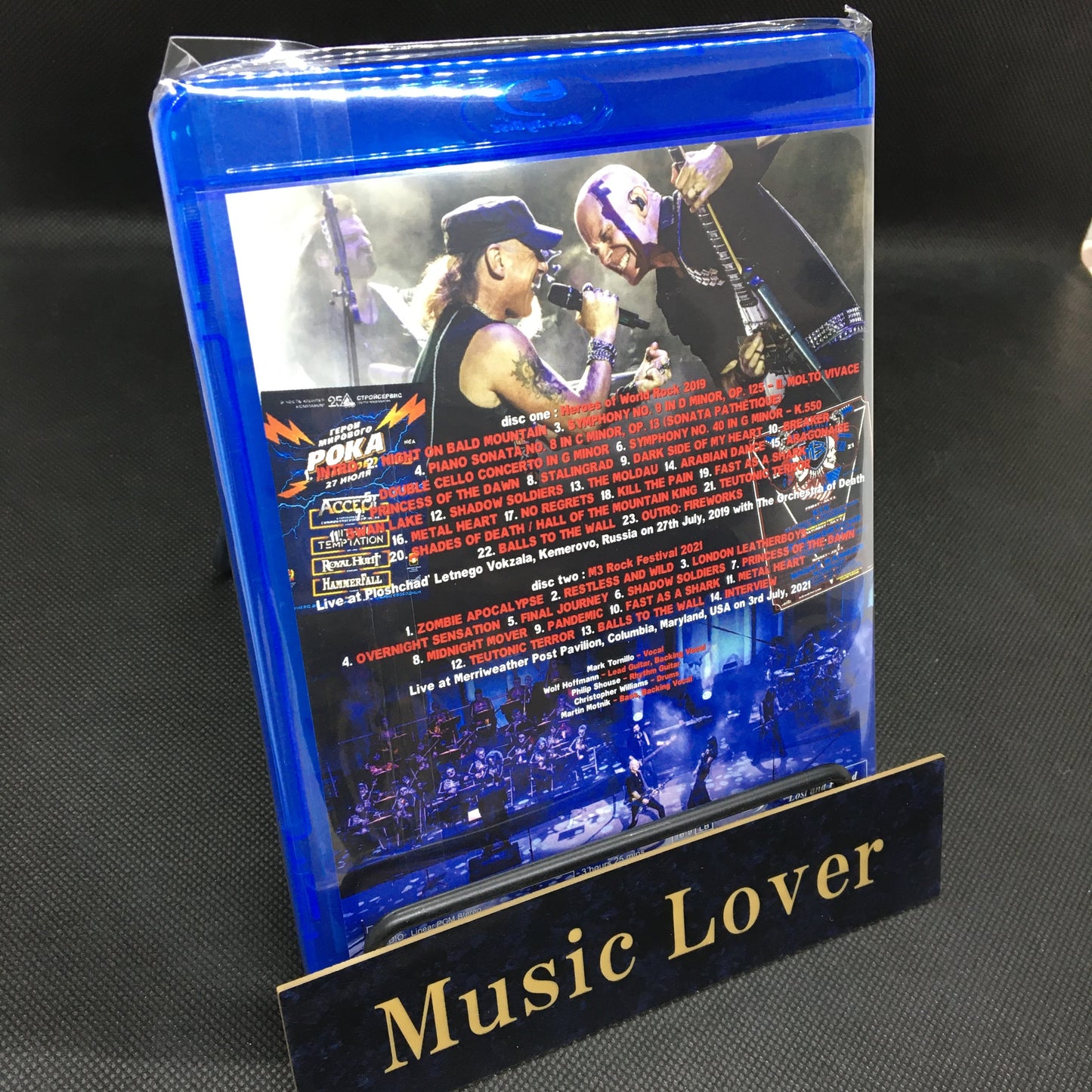 ACCEPT / HEROES OF WORLD ROCK 2019 + M3 ROCK FESTIVAL 2021 (2BDR) PRO shot Blu-ray