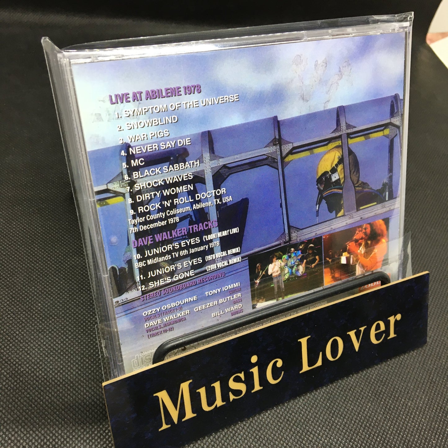 BLACK SABBATH / ABILENE 1978 SOUNDBOARD (1CD)