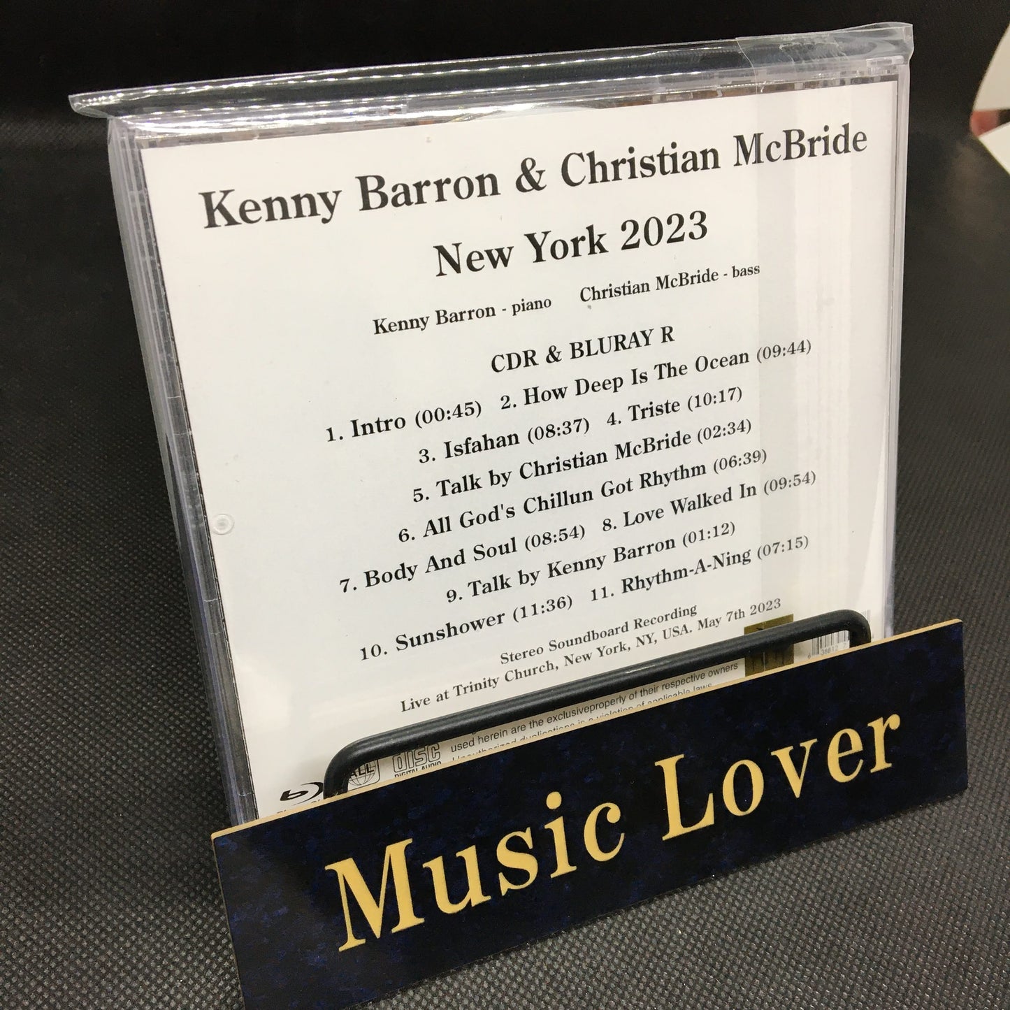 Kenny Barron & Christian McBride / New York 2023 STEREO SOUNDBOARD (1CDR+1BDR)