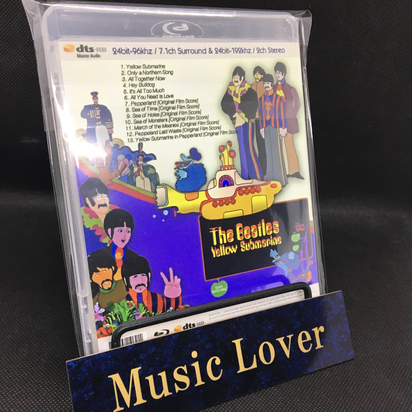 The Beatles / YELLOW SUBMARINE 24bit-96khz / 7.1ch Surround, 24bit-192khz / 2ch Stereo (1BDR) DTS-HD Master Audio