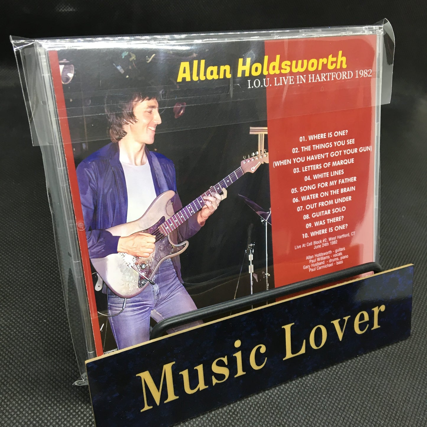 ALLAN HOLDSWORTH / I.O.U. LIVE IN HARTFORD 1982 (1CDR)