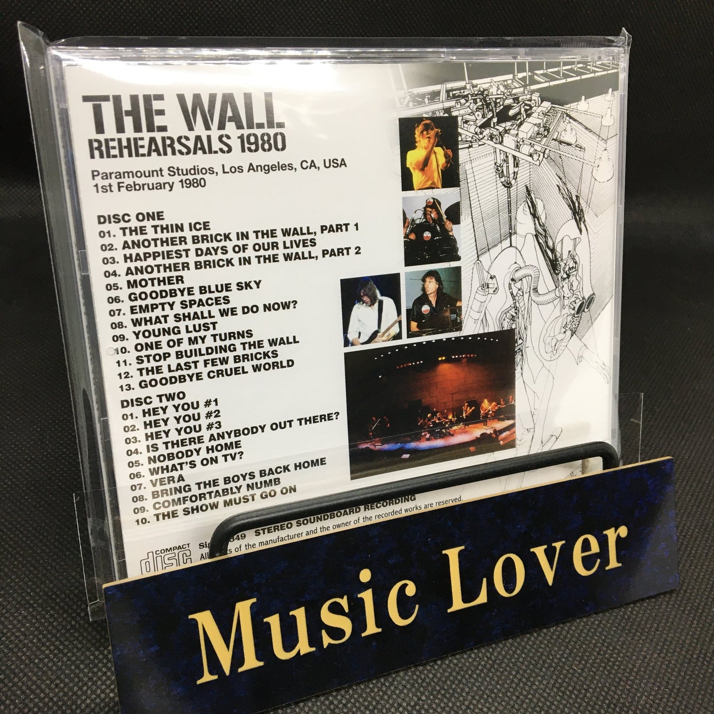 PINK FLOYD / THE WALL REHEARSALS 1980 STEREO SOUNDBOARD (2CD)