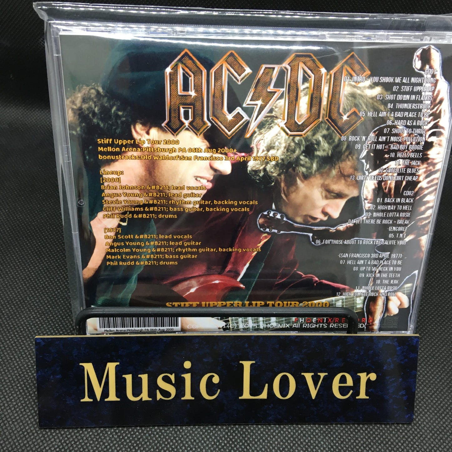 AC/DC / Stiff Upper Lip Tour 2000 SOUNDBOARD (2CDR)