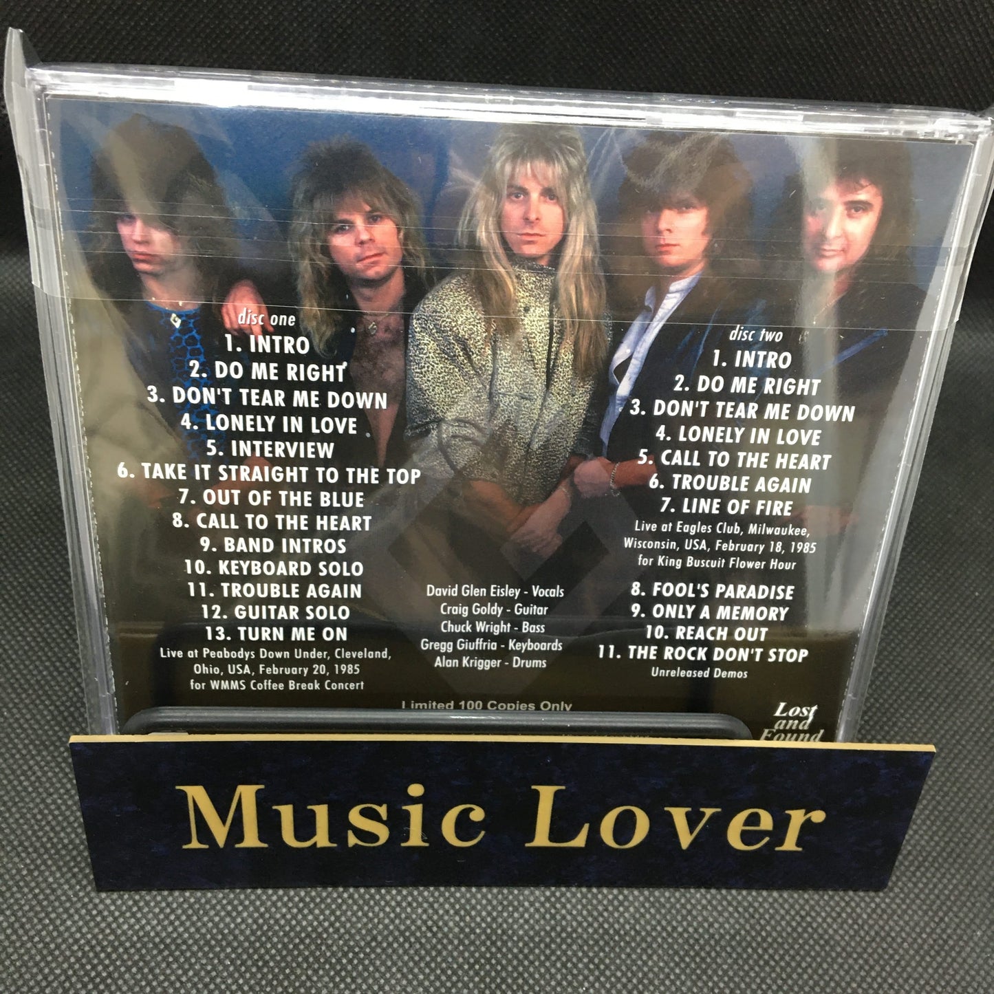 GIUFFRIA / COFFEE BREAK CONCERT 1985 + MORE Soundboard (2CDR)