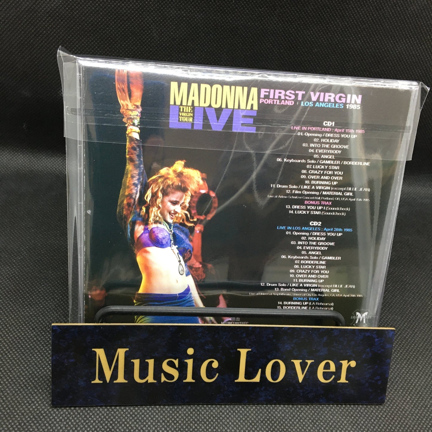 MADONNA / FIRST VIRGIN : THE VIRGIN TOUR LIVE (2CD)