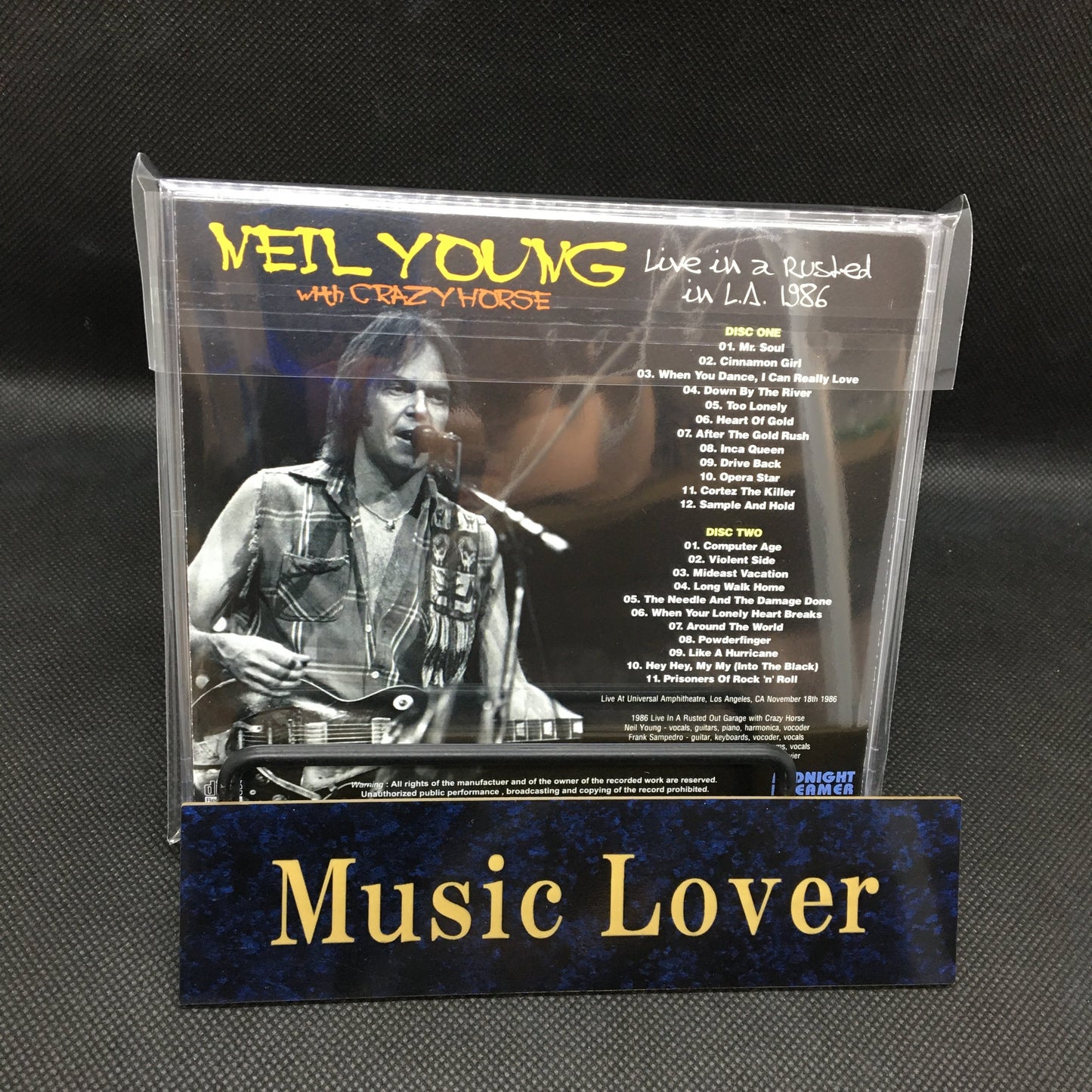 NEIL YOUNG with CRAZY HORSE / LIVE IN A RUSTED OUT L.A. 1986 (2CDR)
